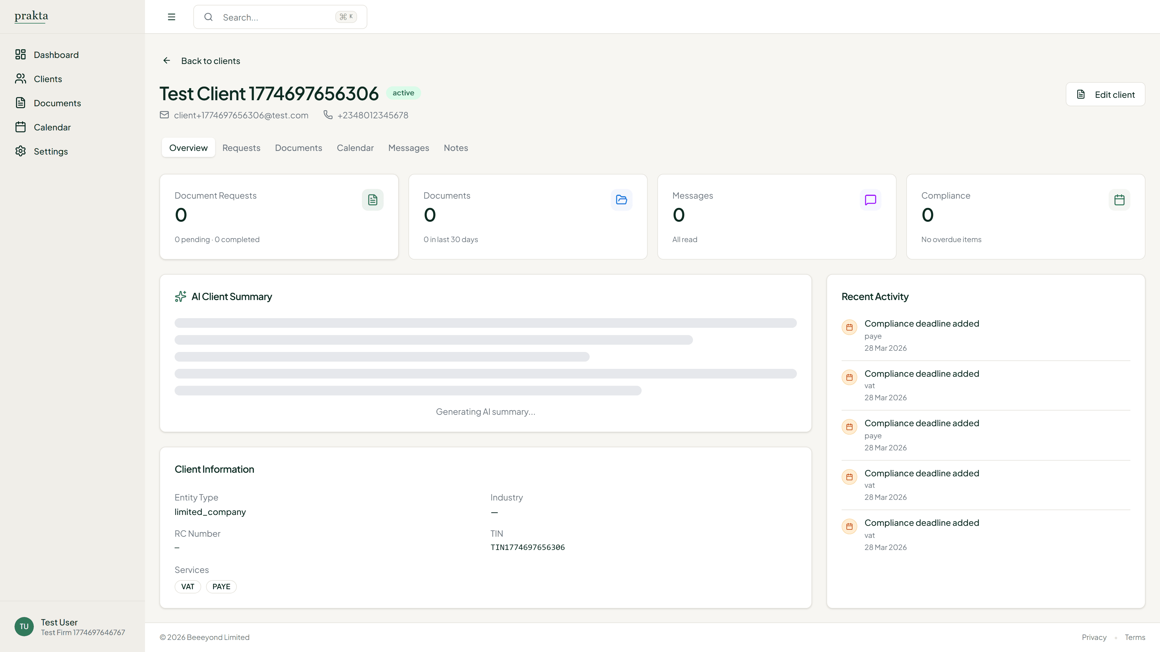 Document request portal